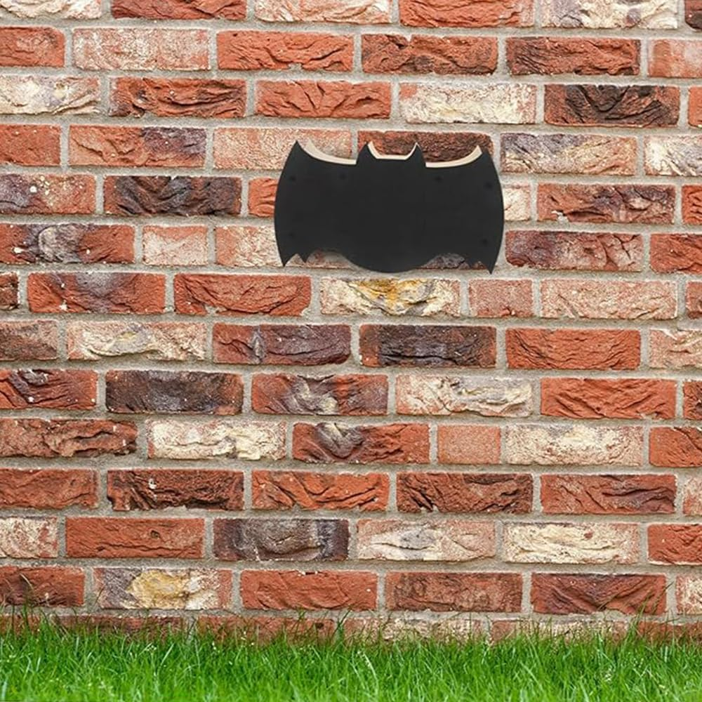 LSHPG 1 PCS Bat House,Handcrafted Wooden Weather Proof Easy Bat House Kit Bat,Bat Shaped Bat Shelter, for Outdoors and Attracting Bats image number 6