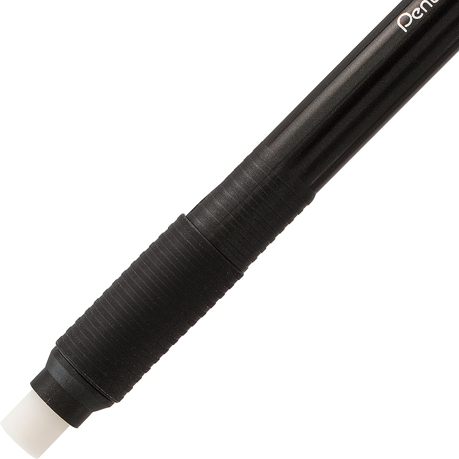 Pentel Clic Retractable Eraser with Grip, Assorted Barrels, 3 Pack (ZE21BP3M) image number 3
