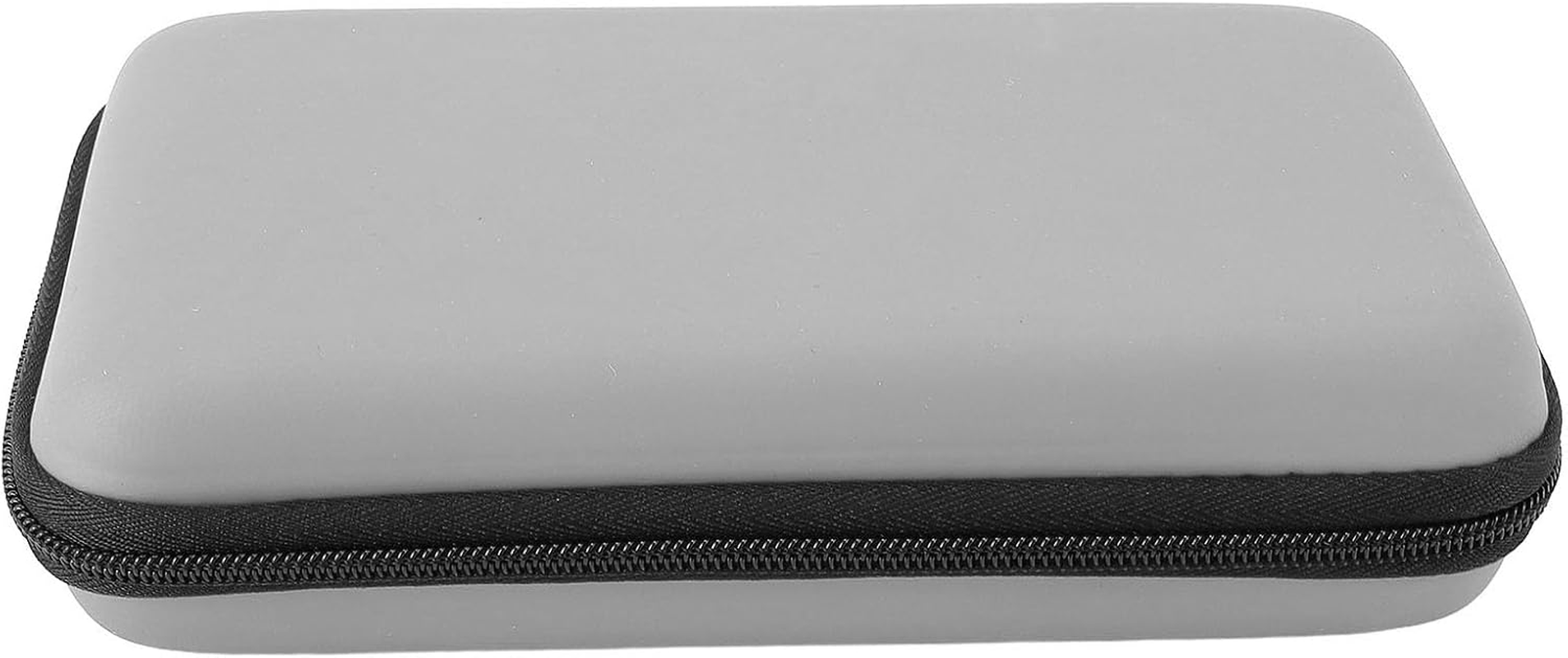 Carrying Case for 3DS, for New 3DS XL, for New 2DS XL, Portable Hard Shell Pouch Carrying Travel Game Bag (Silver) - Red image number 6