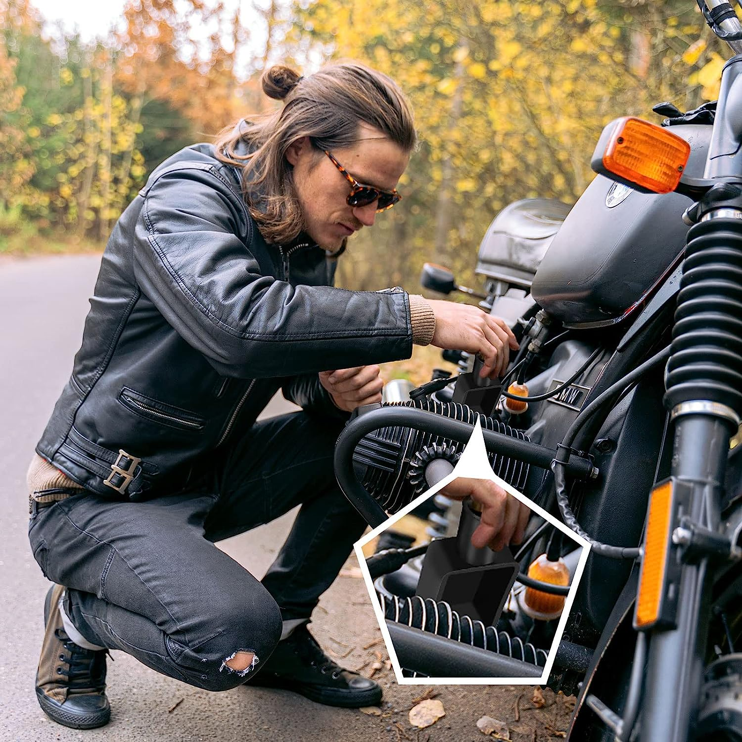 4Pcs Battery Terminal Covers Auto, Insulating Red & Black Soft Rubber Positive and Negative Cable Stud Covers Flexible Battery Terminal Protector Caps for Car Electric Bikes Trucks image number 6