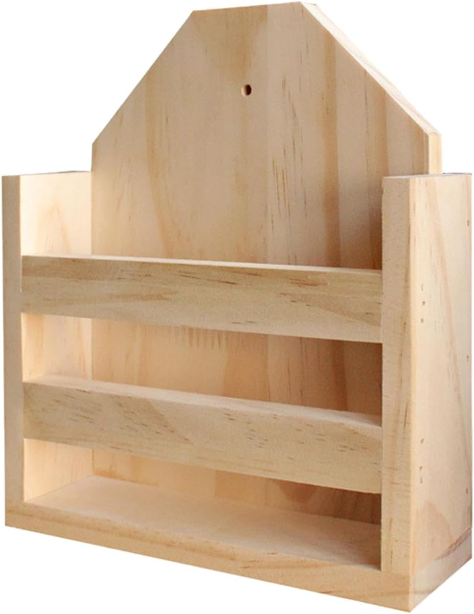 Fenteer Rabbit Hay Feeder Rack, Wooden Grass Dispenser, Small Animals Feeding Holder for Cage Bunny image number 1