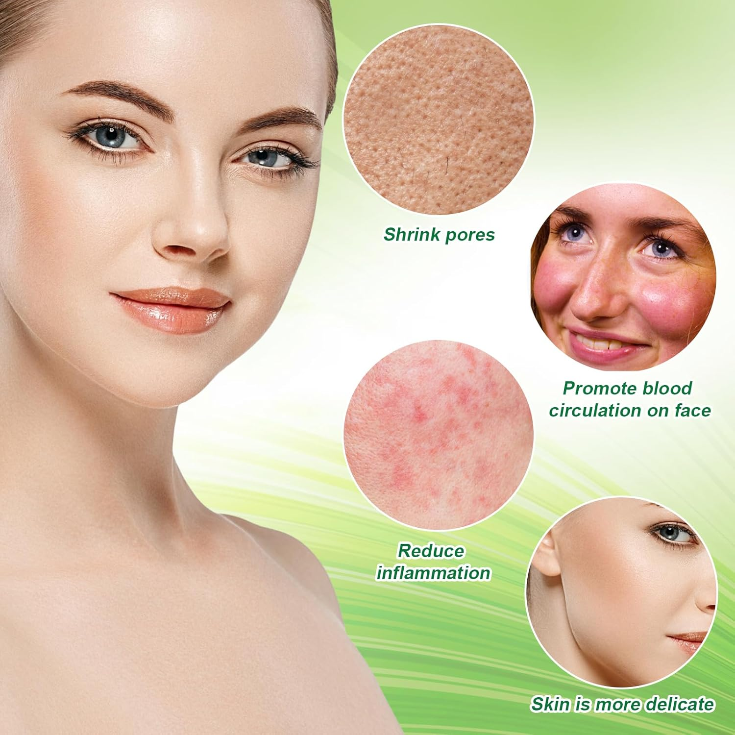 Palksky Face Bowl for Ice with Built-In Icetray, Silicone Ice Facial Folding Washbasin, Facial Plunge Bowl, Face Icebath at Home image number 4