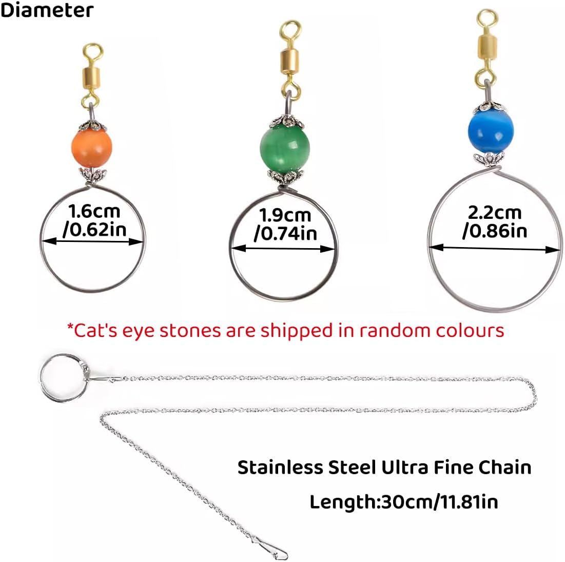 Stainless Steel Bird Neck Ring and Chain, Training Equipment for Starlings, Tiger Skin Birds, Peonies, and Parrots, with Live Buckle image number 1