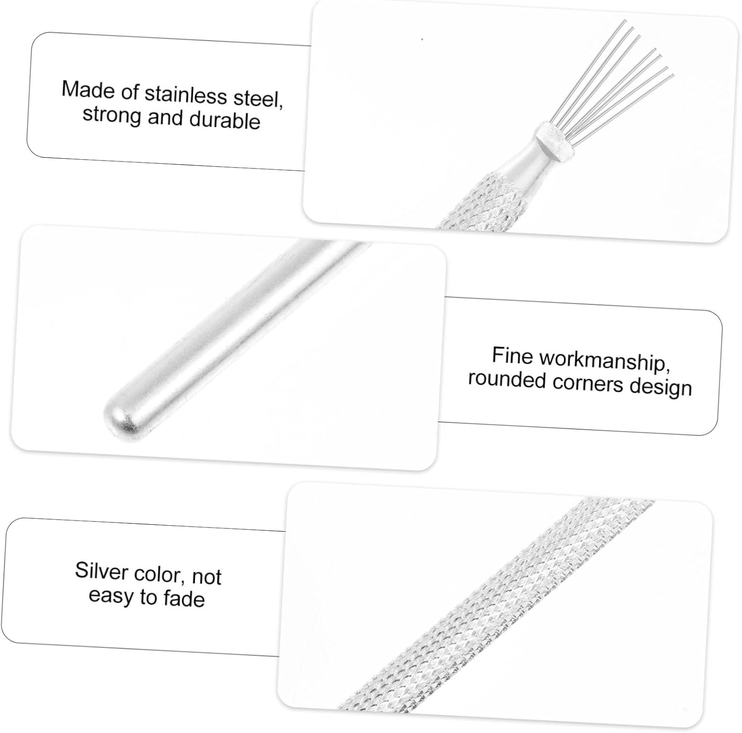 TEHAUX Pottery Clay Tools 4Pcs Clay Needle Tools for Detailed Sculpture and Modeling image number 1