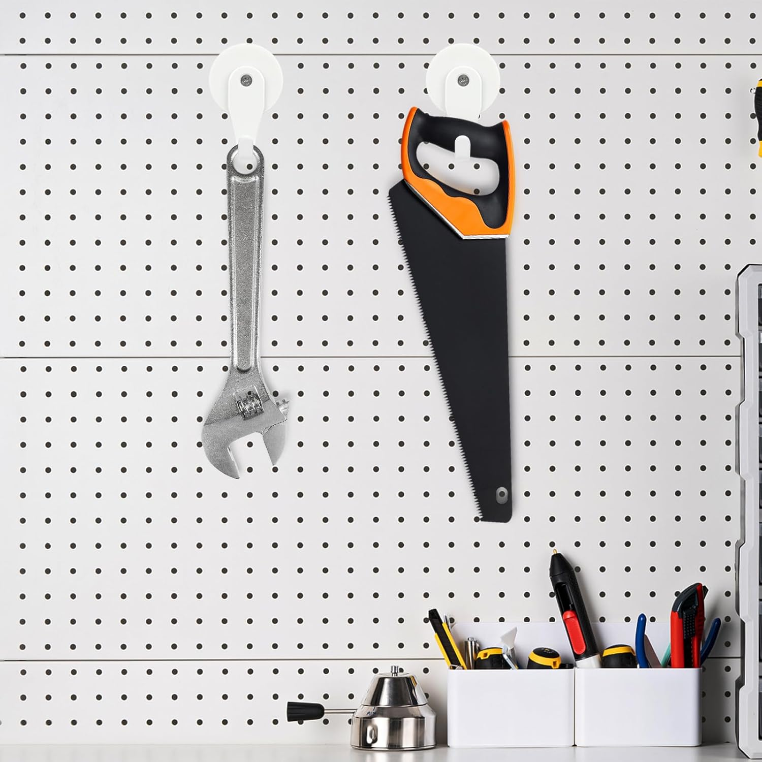 FYY Magnetic Wreath Hanger - 2 Pack Heavy Duty Magnets with Hook for Refrigerator, Christmas Decoration Magnetic Hooks for Metal Front Door, Cruise Hook Hanger for Hanging Cabins Grill Coat Pattern 2W