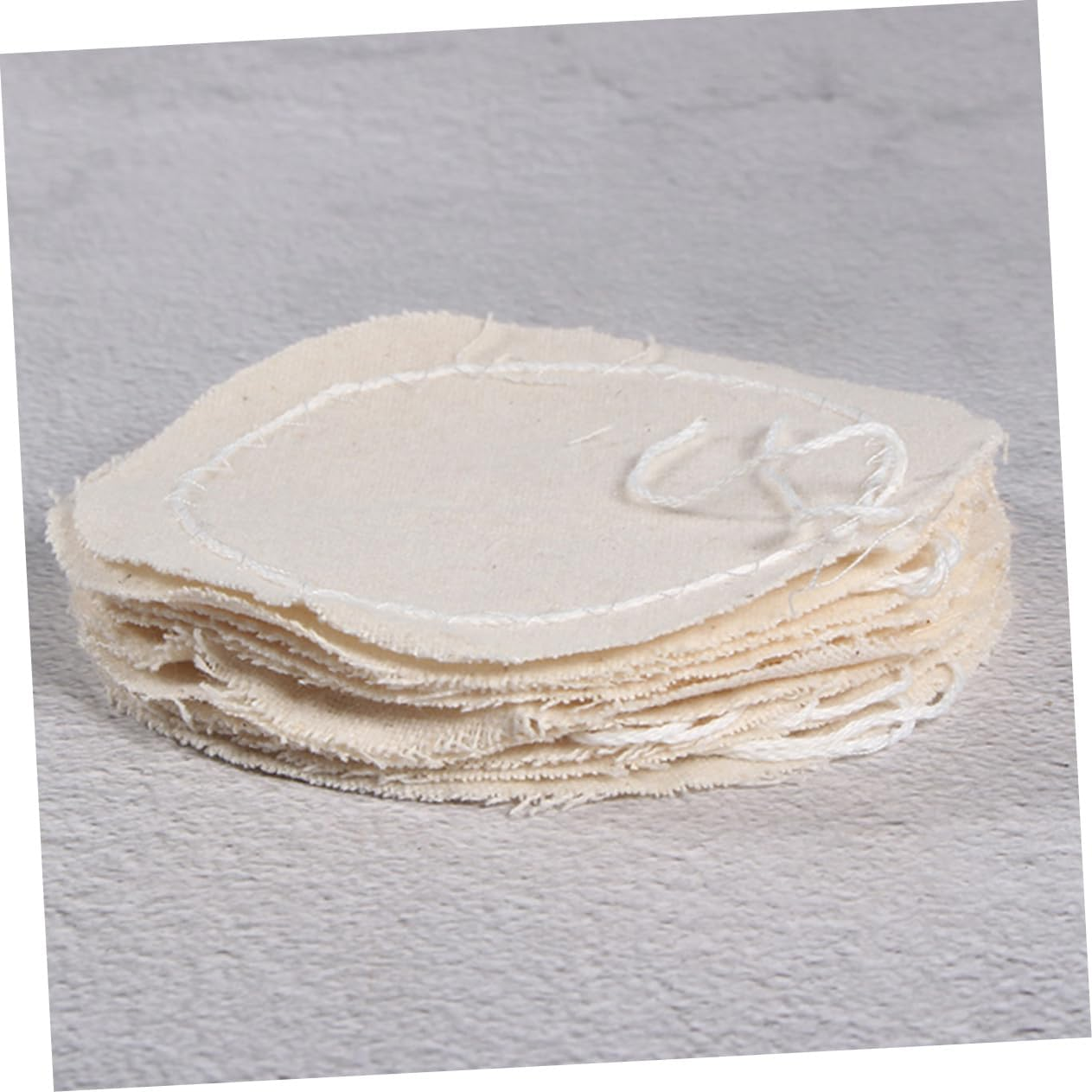 Hoement 20Pcs Cotton Coffee Pot Filter Cloth Espresso Strainer Practical Tool for Home Cafe image number 4