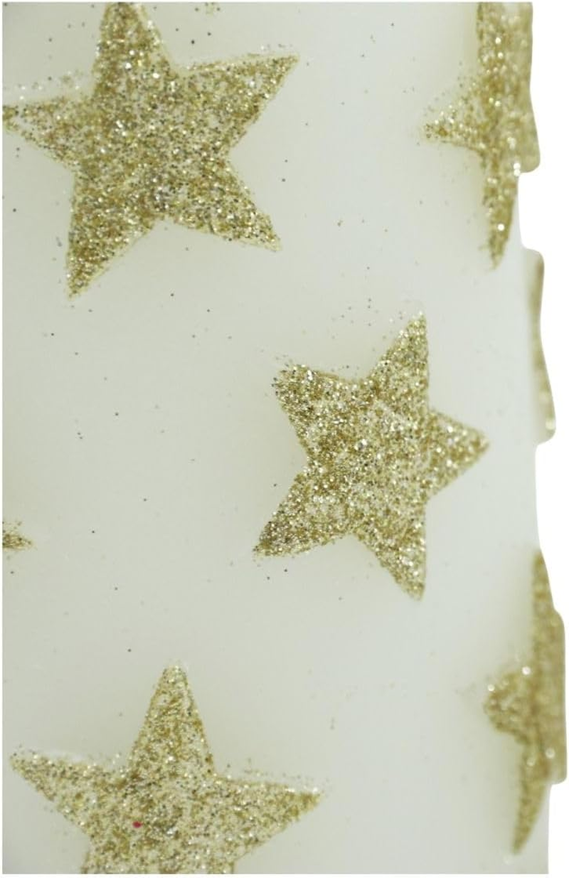 Shisei 106890 Candle, Sprinkle, Star, Small, Interior Light, Gold, Diameter 2.8 X Height 4.1 Inches (7 X 10.5 Cm) image number 4