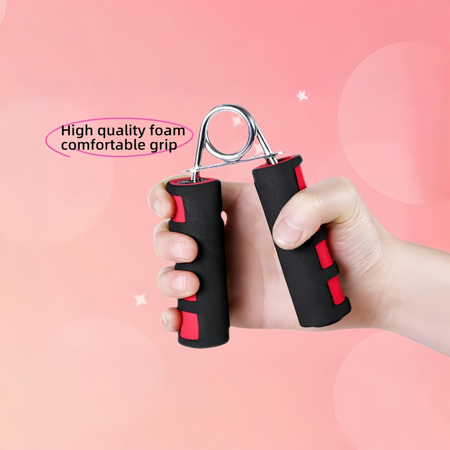 Ryandesign - Grip Strengthener Set - 2 Pack Soft Foam Hand Exerciser for Arthritis Relief, Carpal Tunnel and Strength Training, Portable Grip for Men, Women image number 5