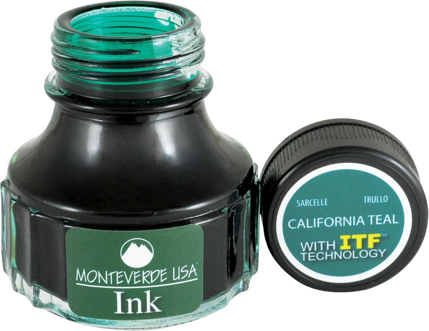 Monteverde USA Ink with ITF Technology 90 Ml California Teal (G308CT) image number 6