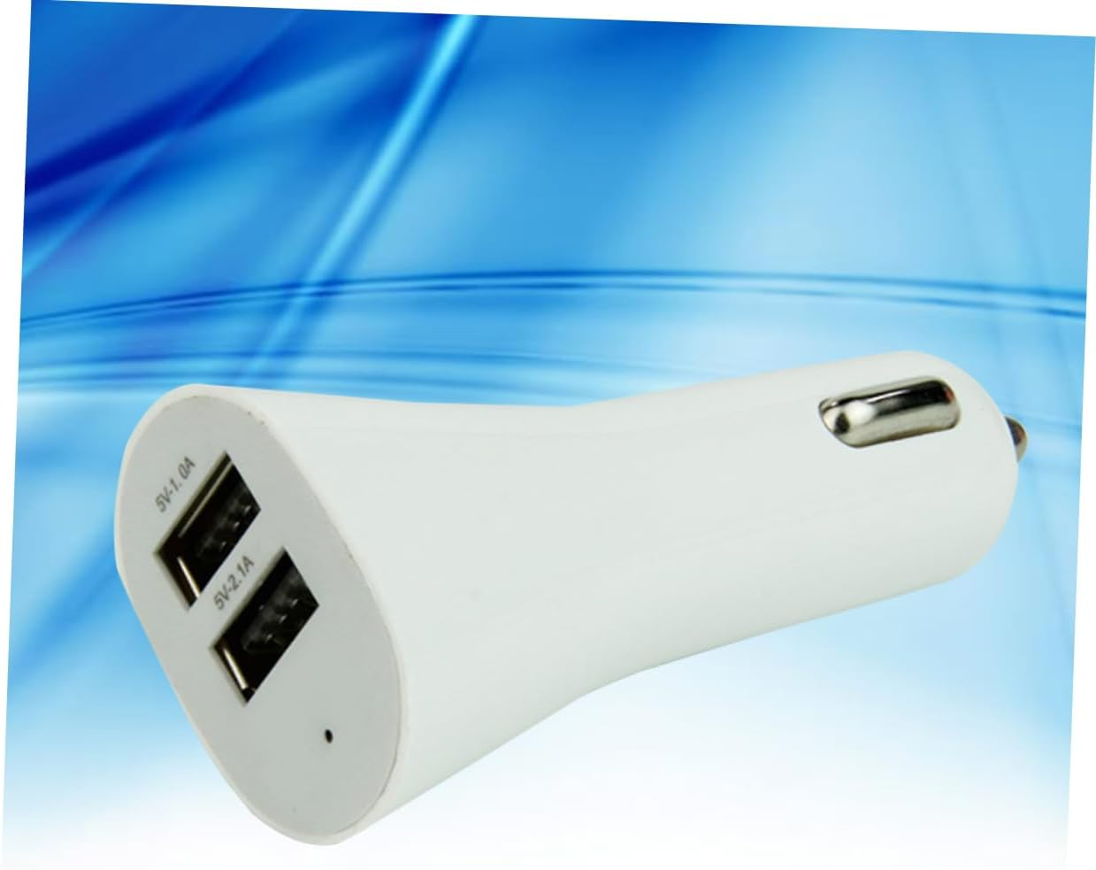 Jojofuny Dual USB Car Charger Multi Function Trumpet Design Car Phone Charger One for Two Cigarette Lighter Type for Vehicle image number 2