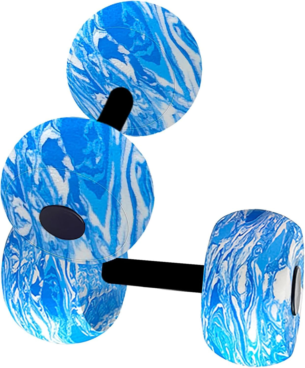 Pool Weights for Water Exercise, Aquatic Fitness Exercise Water Dumbbells, EVA Foam Water Weights Aqua Aerobics Equipment for Water Resistance Training