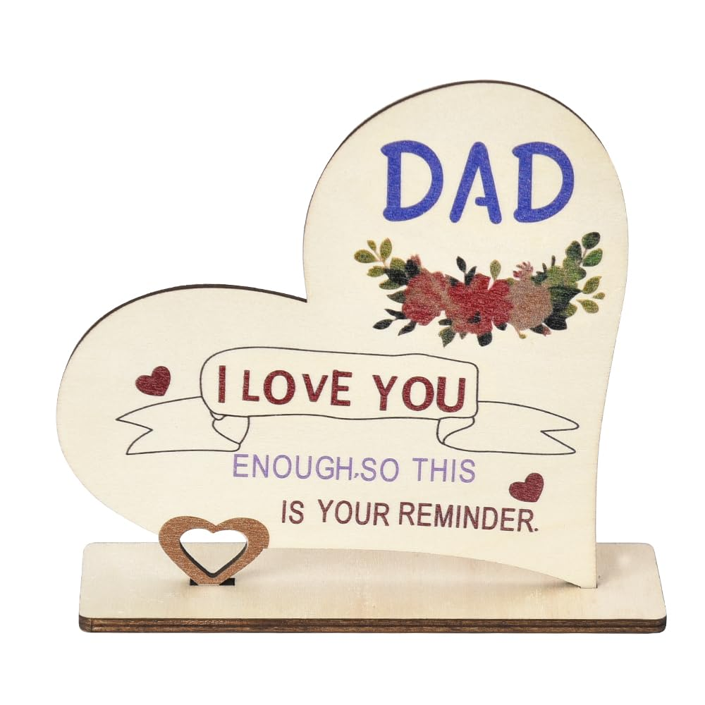 Dad Fathers Day Table Decorations Dad Birthday Party Supplies Father Day Centerpieces Best Dad Ever Plaque Dad Signs for Home Decor Dad Decorative Signage Dad Wood Decor Housewarming Gifts for Dads