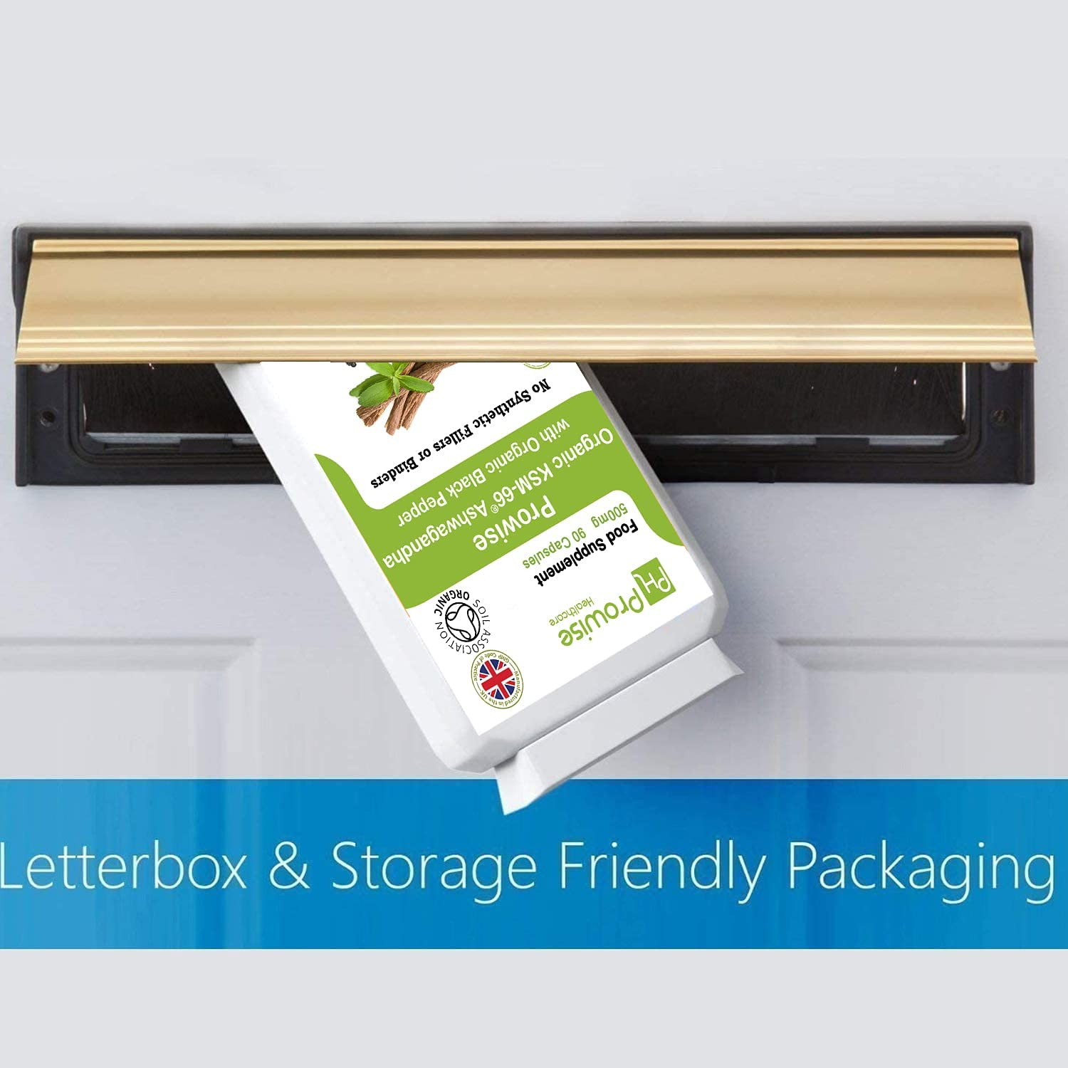 KSM-66 Ashwagandha with Organic Black Pepper 500Mg 90 Capsules | Certified Ashwagandha KSM-66 100% Natural Supplement | Ayurveda Formula &ndash; UK Manufactured | GMP Standards by Prowise Healthcare image number 3