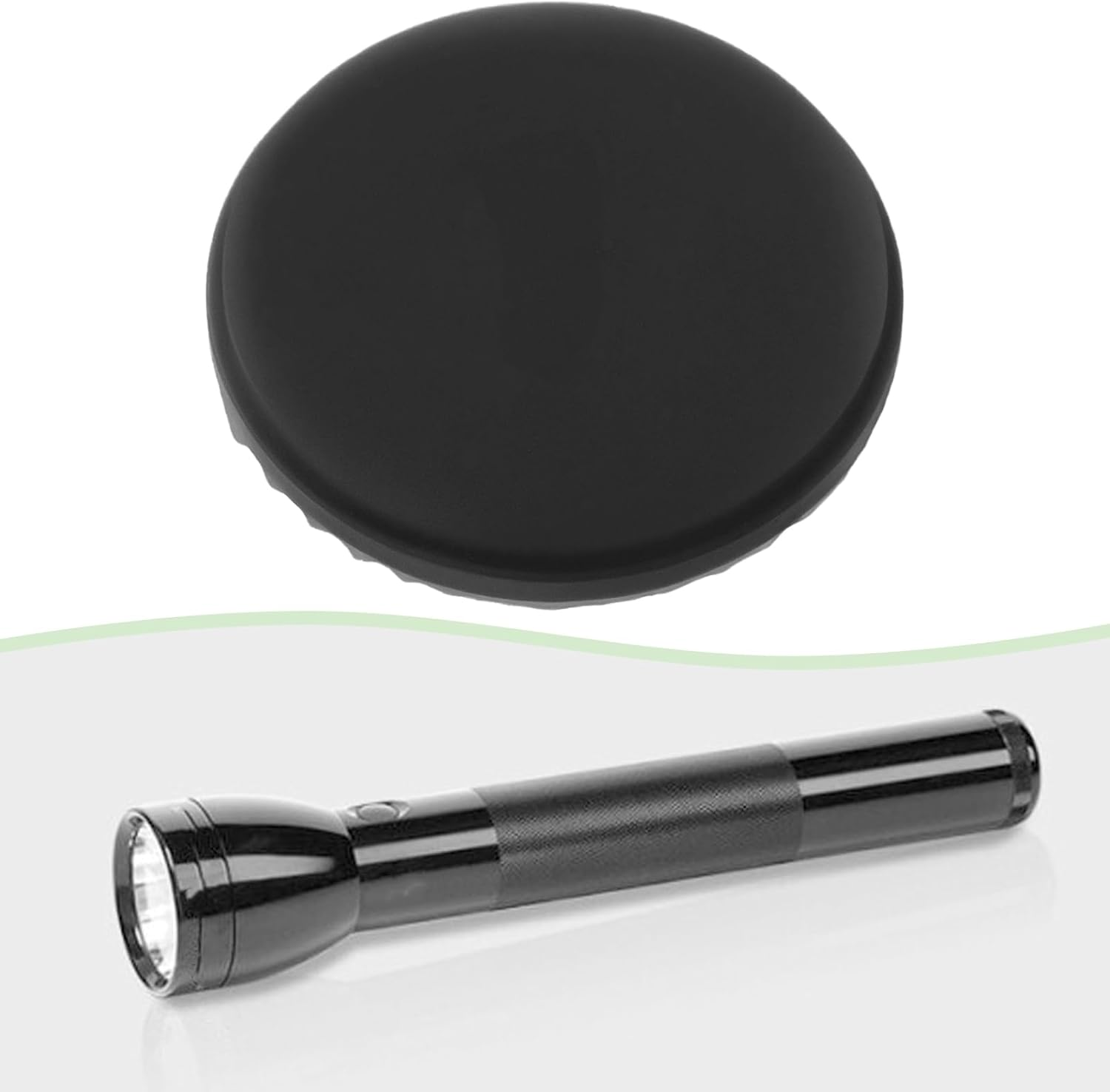 LT Easiyl 2Pcs Silicone Button Cover Switch Seal Accessories Replacement Part 108-000-034 Compatible with MAGLITE C/D Flashlight Black image number 3