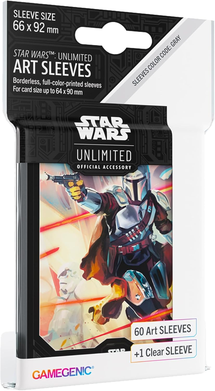 Gamegenic Star Wars Unlimited Art Sleeves, Mandalorian image number 4