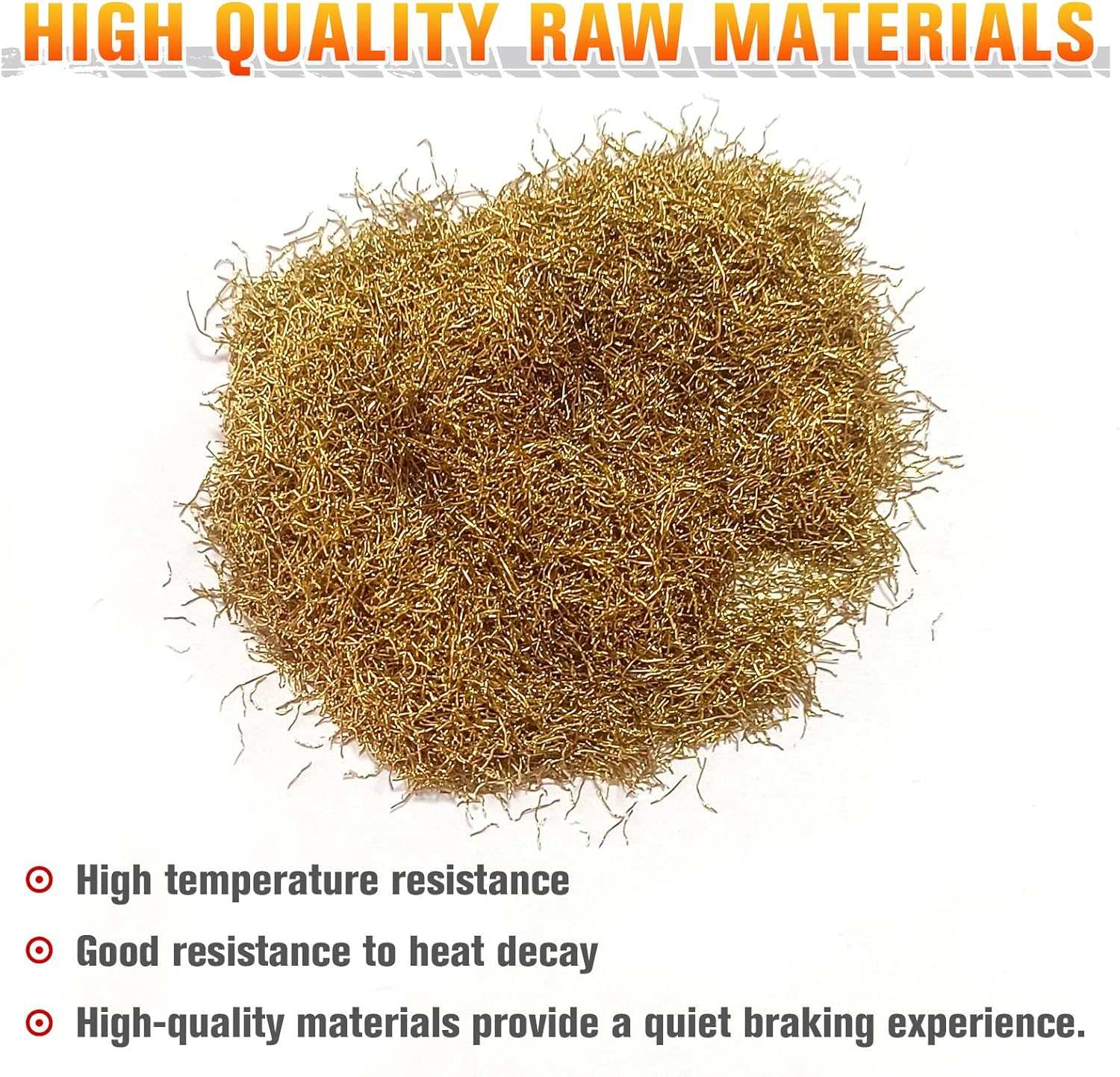 Front & Rear Sintered Brake Pads Set for 2020-2022 Polaris RZR Trail S 1000/900/S 900, 2015-2019 RZR S 900 EPS, 2016-2019 RZR S, 4 Sets Front and Rear Brake Pads image number 3