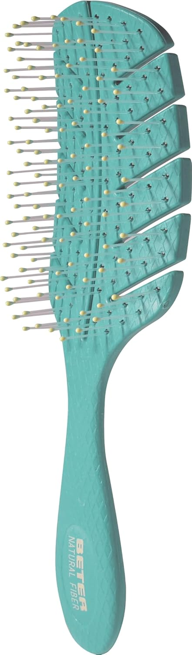 Beter - Pack Detangling Brush Natural Fibre Large and Mini, Detangling Brush and Anti-Pull Brush, Sustainable and Vegan Materials, Spikes image number 4