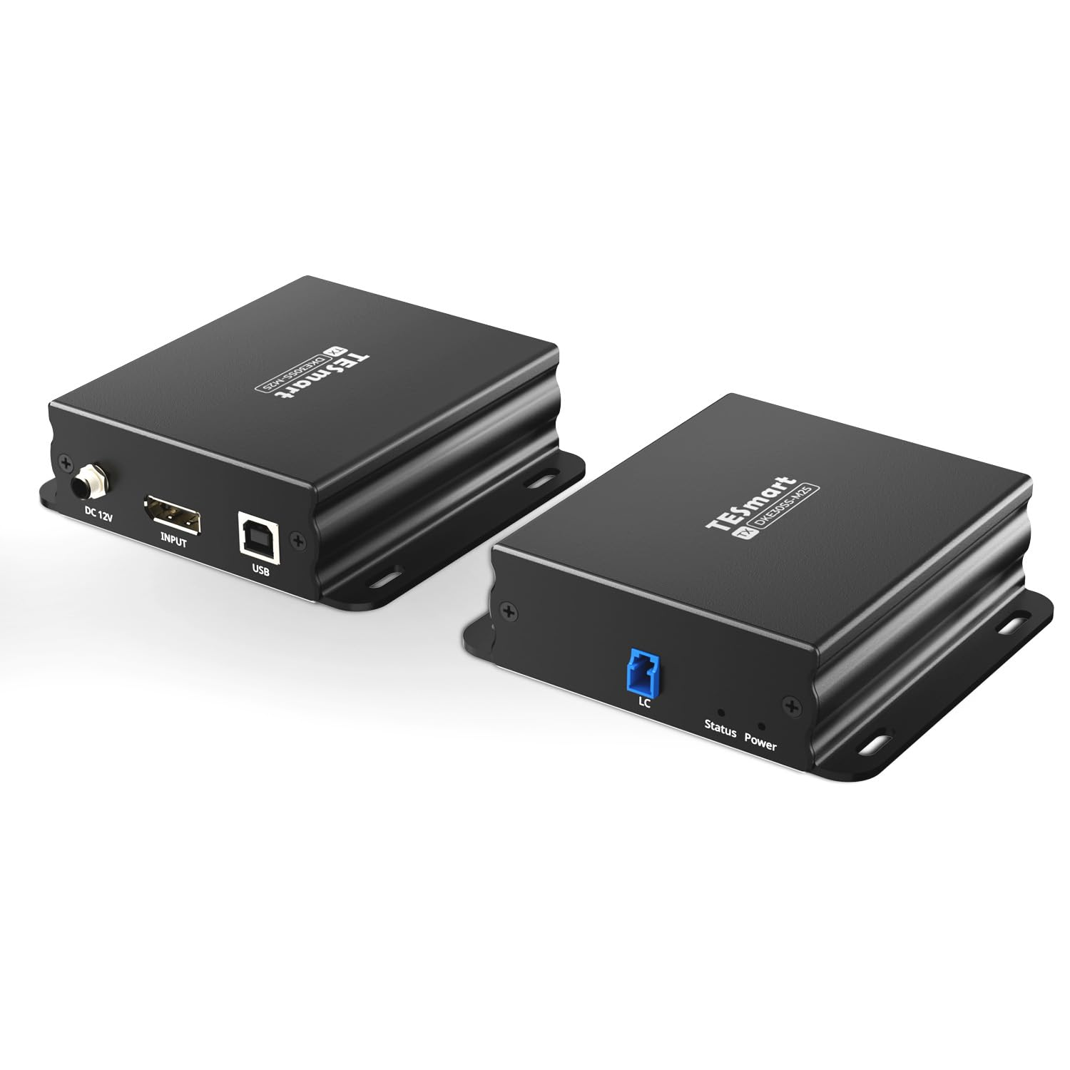 Tesmart 4K@60Hz Dual Monitor DP KVM Extender over CAT6/7 300M &ndash; Supports Keyboard & Mouse Control, USB 3.0, EDID, IR Remote, and Loop-Out for PC, Laptop, Server image number 2