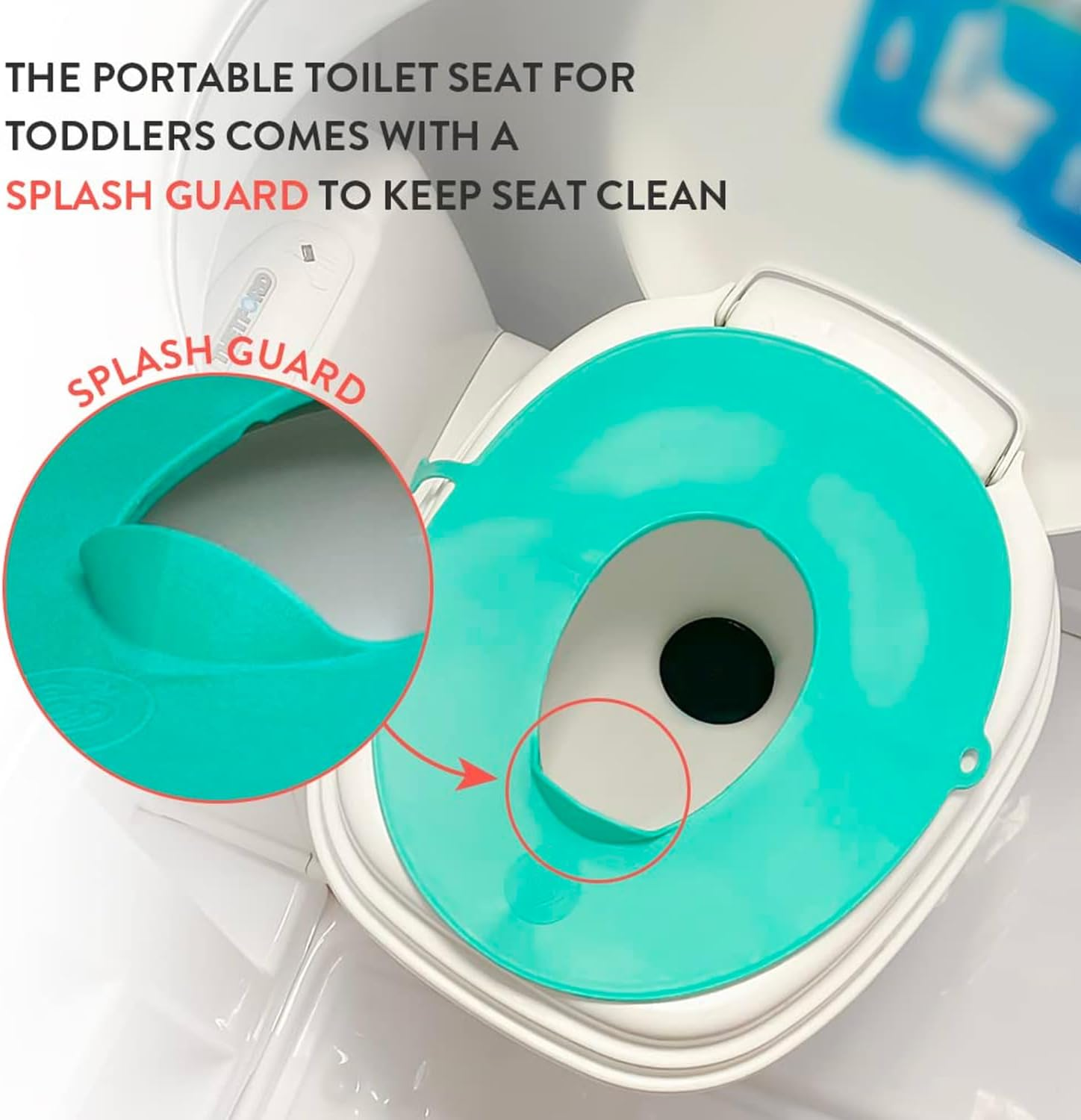 Prince Lionheart Tinkle to Go - Reusable Foldable Portable Potty Training Seat - Toilet Seat Perfect for Travel - Built-In Splash Guard, Perfect Potty Training Toilet Seat, Portable Potty for Toddlers image number 3