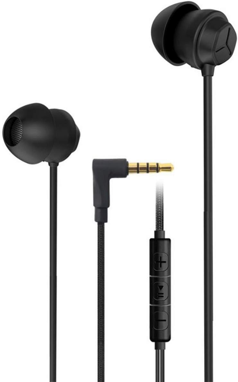 Sleep Earphone Anti-Noise In-Ear Ultra-Soft Headphones Earbuds Headset Phones for Sleeping Travel Relaxation (Black) image number 6