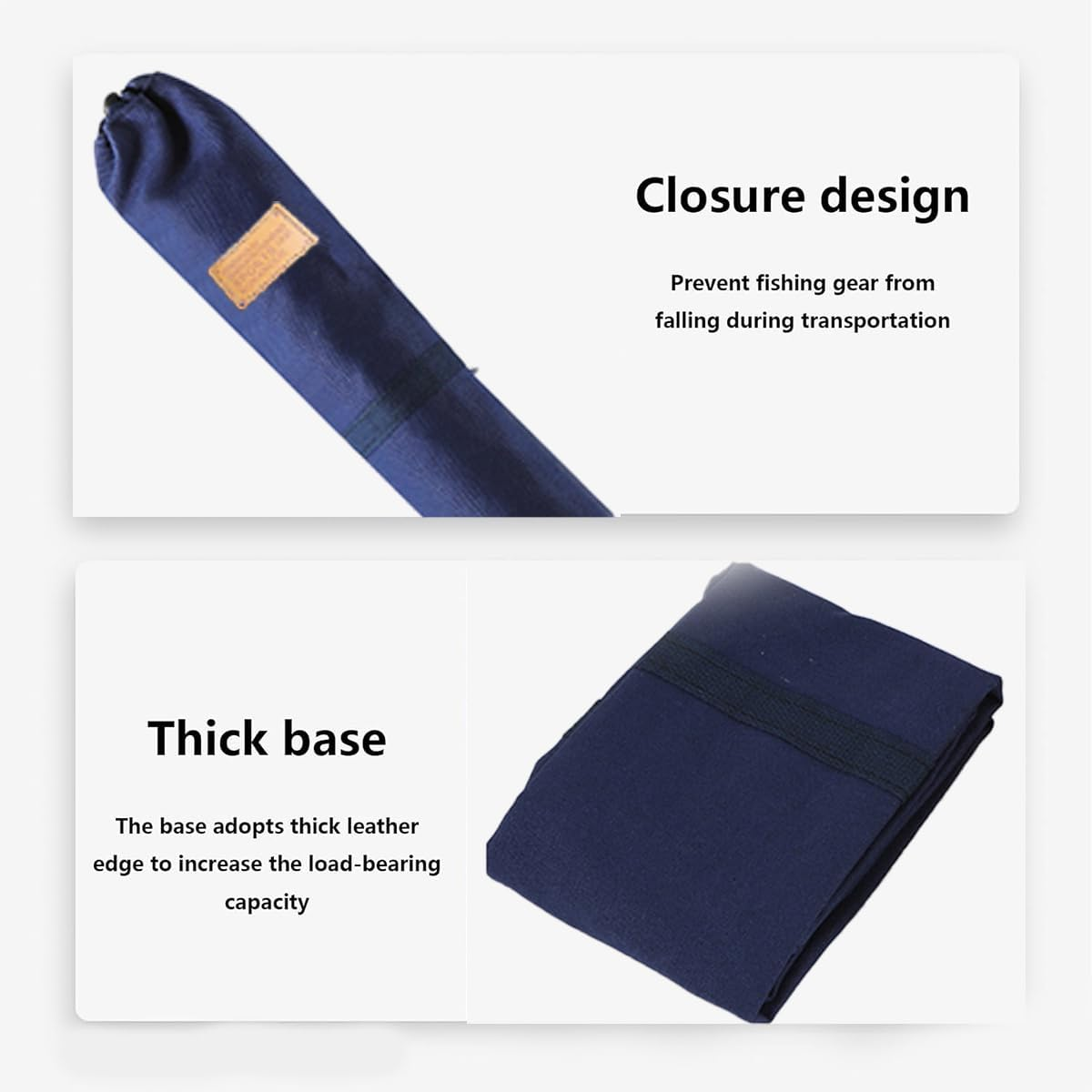 AIMALL Outdoor Canvas Fishing Gear Bag 47/51/55 Inches Durable Portable Fishing Rod and Umbrella Storage Bag with Foldable Design image number 6