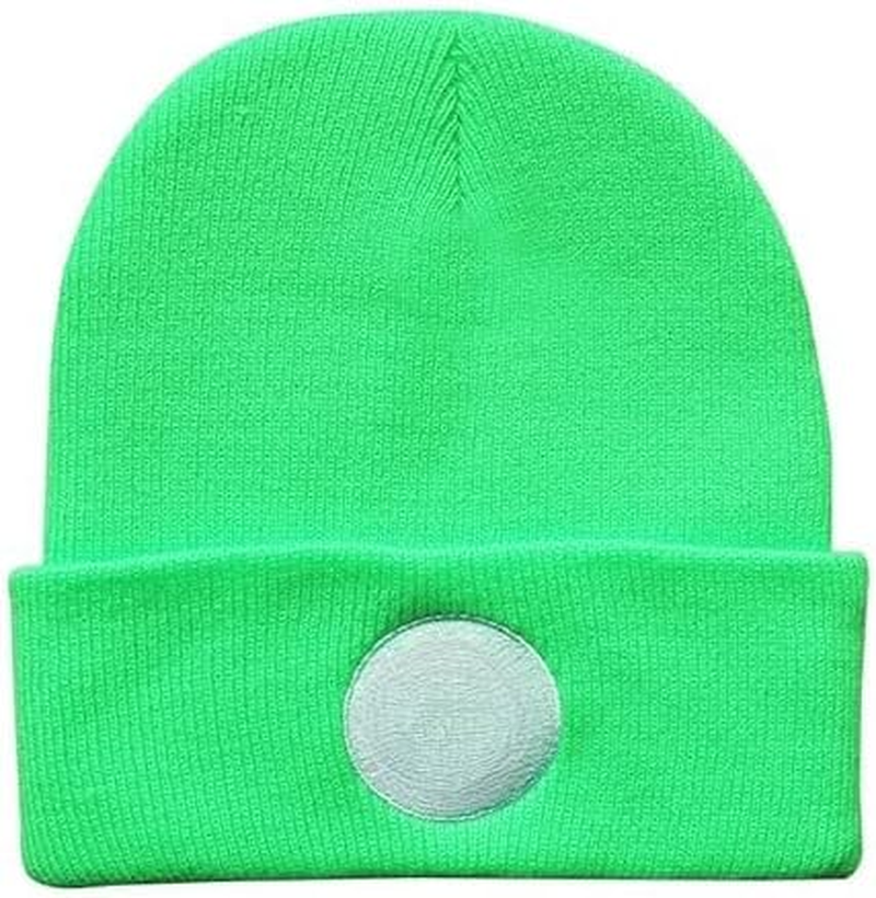 Cute Mario Luigi Wario Waluigi Embroidered Long Beanie