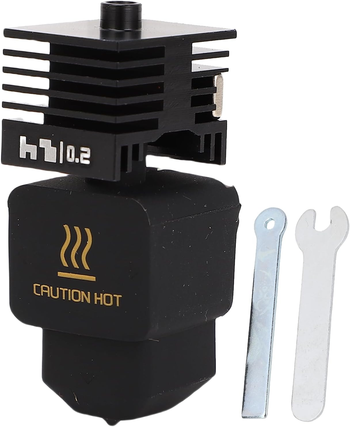 Viagasafamido Warm End of the Tempered Steel Nozzle for High -Speed Pressure for Laboratory H2D A1 3D Printer, Removable Extruds with Accessories for 1.75 Mm PLA, ABS, PETG, TPU (0.2Mm) image number 6