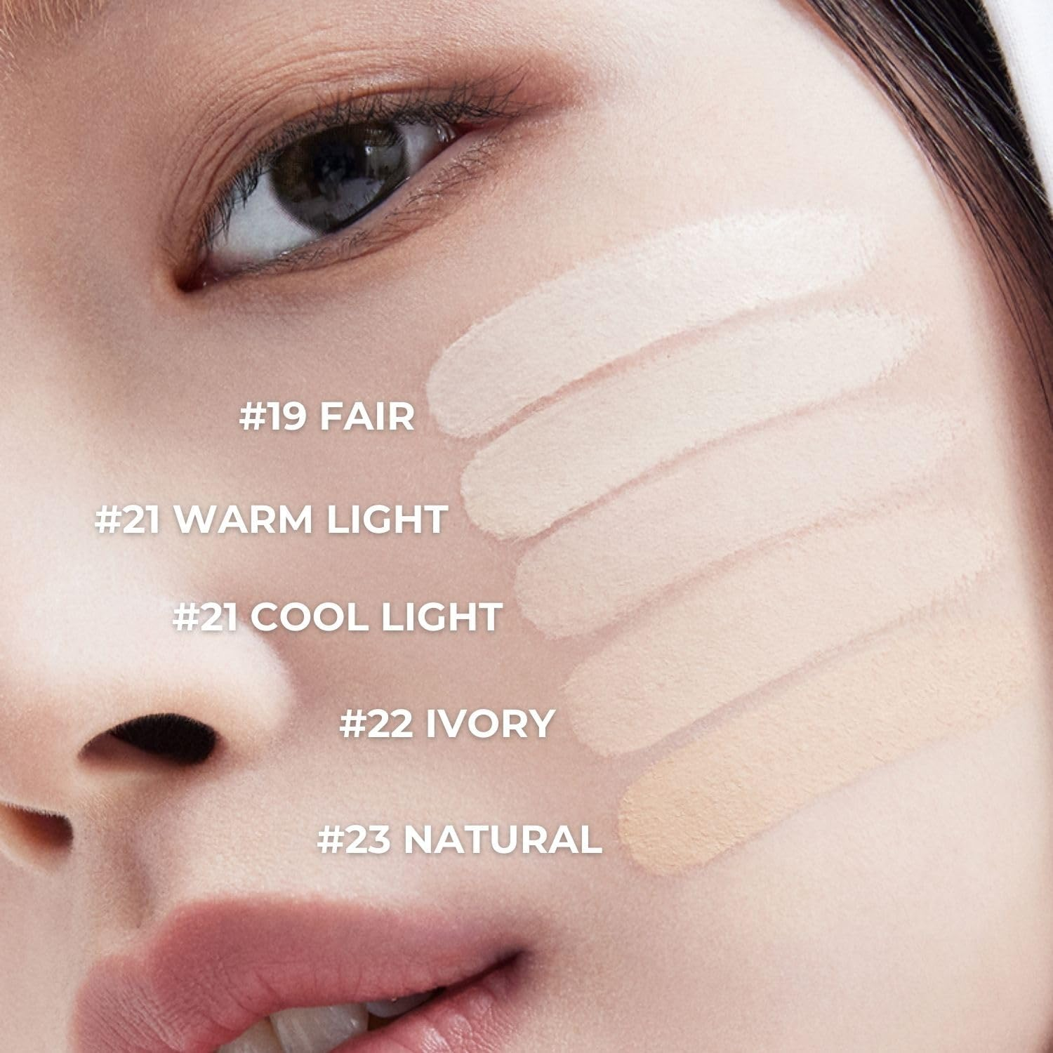 ABOUT TONE Skin Layer Cover Fit Concealer 5 Colors - Ultra Adherence Super Comfort Fit Liquid Concealer 24 Hours Long-Lasting Lightweight Coverage Vegan Korean Face Makeup (23 NATURAL, 5.6 Gram) - 19 Fair image number 2