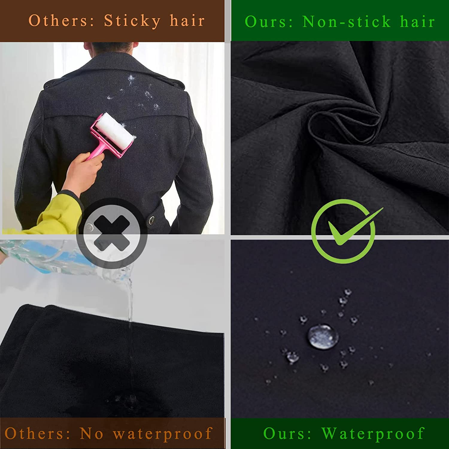 Gliitatu Dog Grooming Smock for Women Men Groomer Smock Hairdresser Barber Smock Jackets Apron Short Sleeve (2XL) image number 1