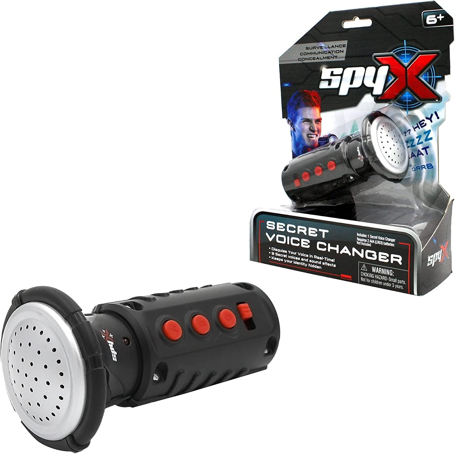 Spyx: Spy Toys, Secret Voice Changer, Black, 10537 image number 3