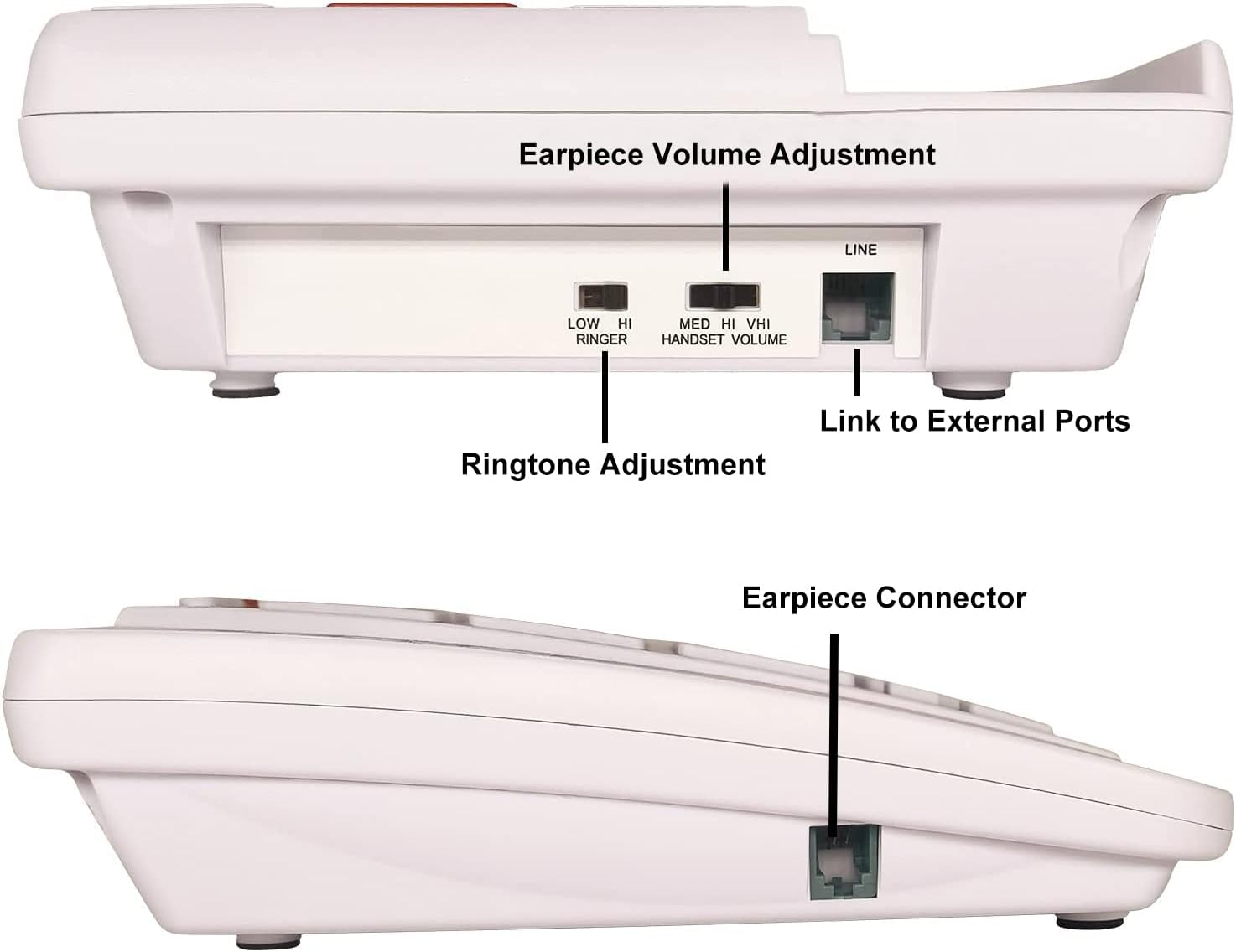 Landline Phone for Seniors, Big Button Phones for Visually Impaired Seniors, with Extra Loud Ringer, Large Easy Buttons, Emergency House Phones image number 1