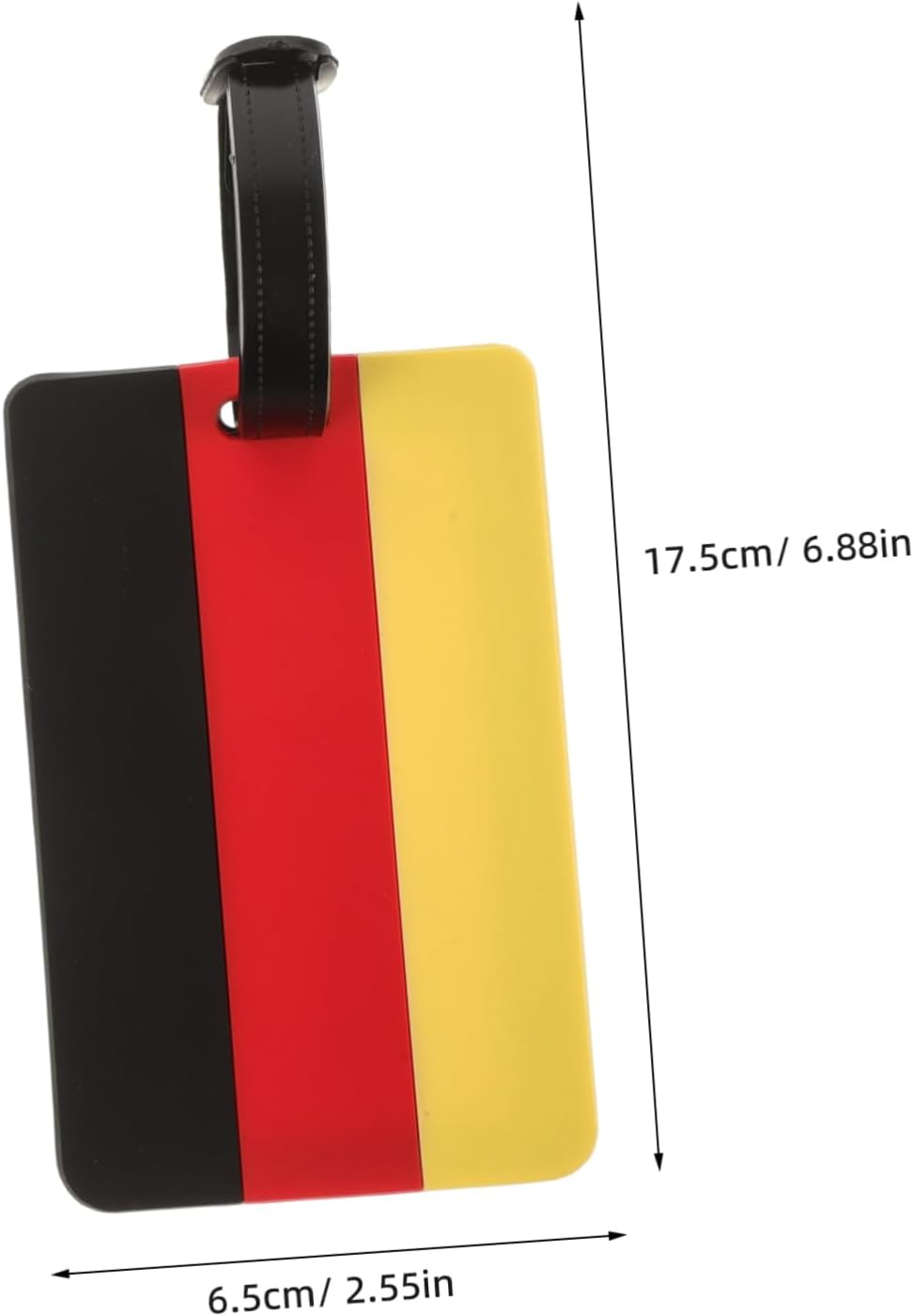 JEWEDECO 2Pcs Flag Luggage Tags Travel Suitcase Labels for Easy Identification Lightweight Portable Baggage Tag Travel Accessories For image number 2