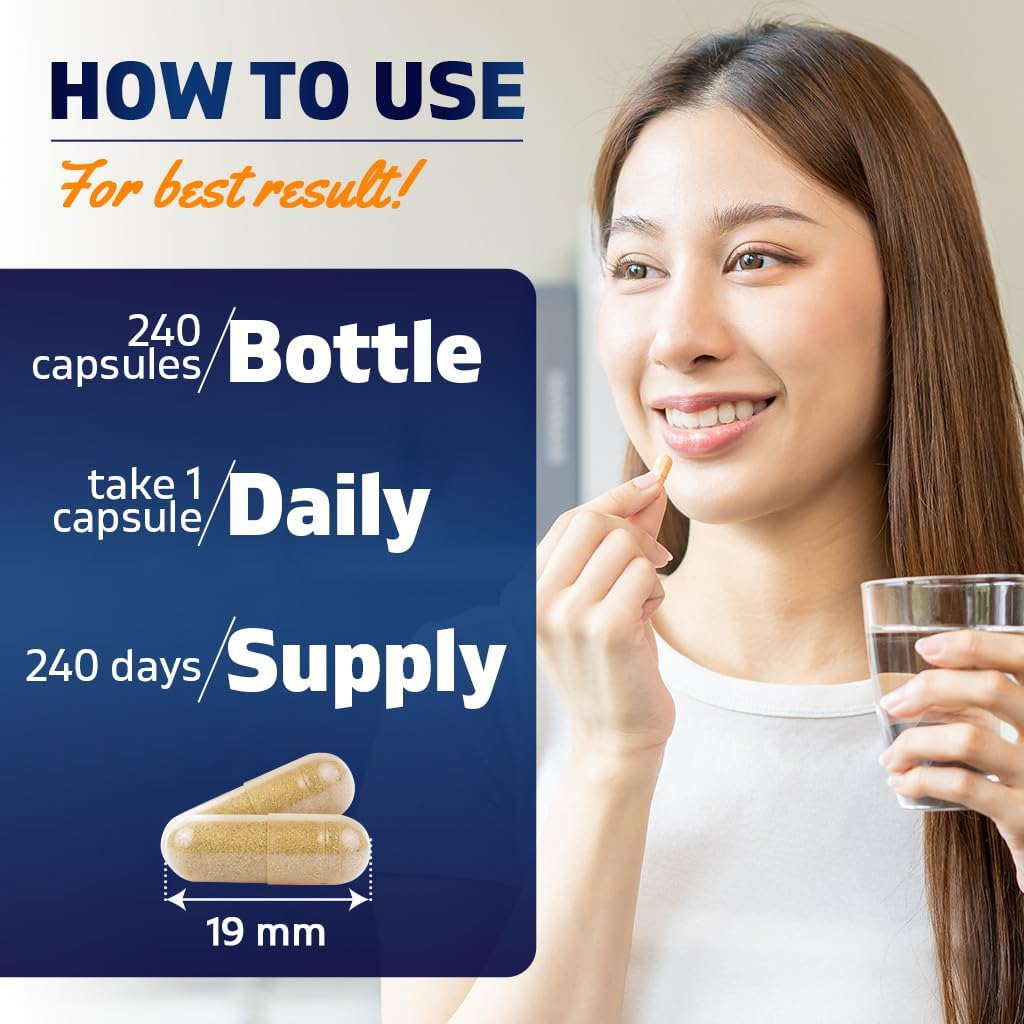 Vitamatic Valerian Root 5000 Mg Equivalent per Capsule - 240 Capsules - 20X Concentrated Extract from 20:1 250Mg - Herbal Sleep Aid