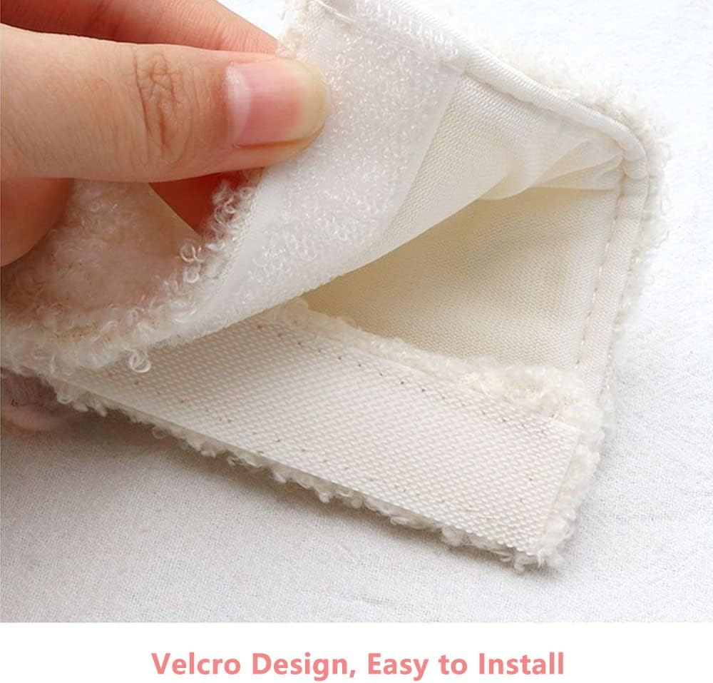 Kawaii Car Seat Belt Strap Cover, Cute 2 Pieces Set Anime Seat Strap Neck Protector Car Decorations for Women(White Dog), MG-AT002 - White Dog image number 2