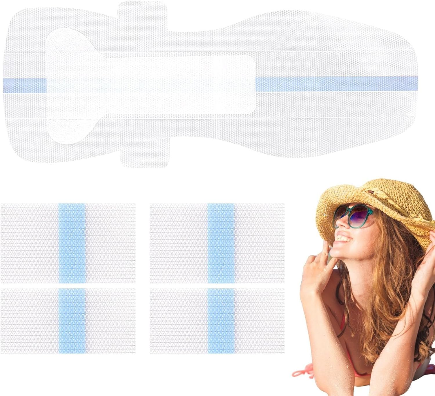 Waterproof Swimming Pads,Waterproof Skin Friendly Panty Liner - Secure Feminine Care Liners Comfortable for Daily Use Swimming Bath