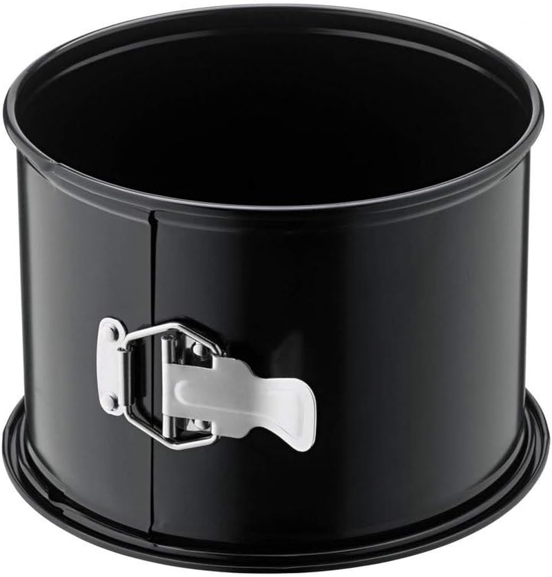 Original Kaiser Inspiration Panettone 20 X 14 Cm High Springform Cake Tin Flat Base Cake Tin for 1/2 Recipe Portion, Extra High Rim, Non-Stick Coating, Easy Seal, Black image number 1