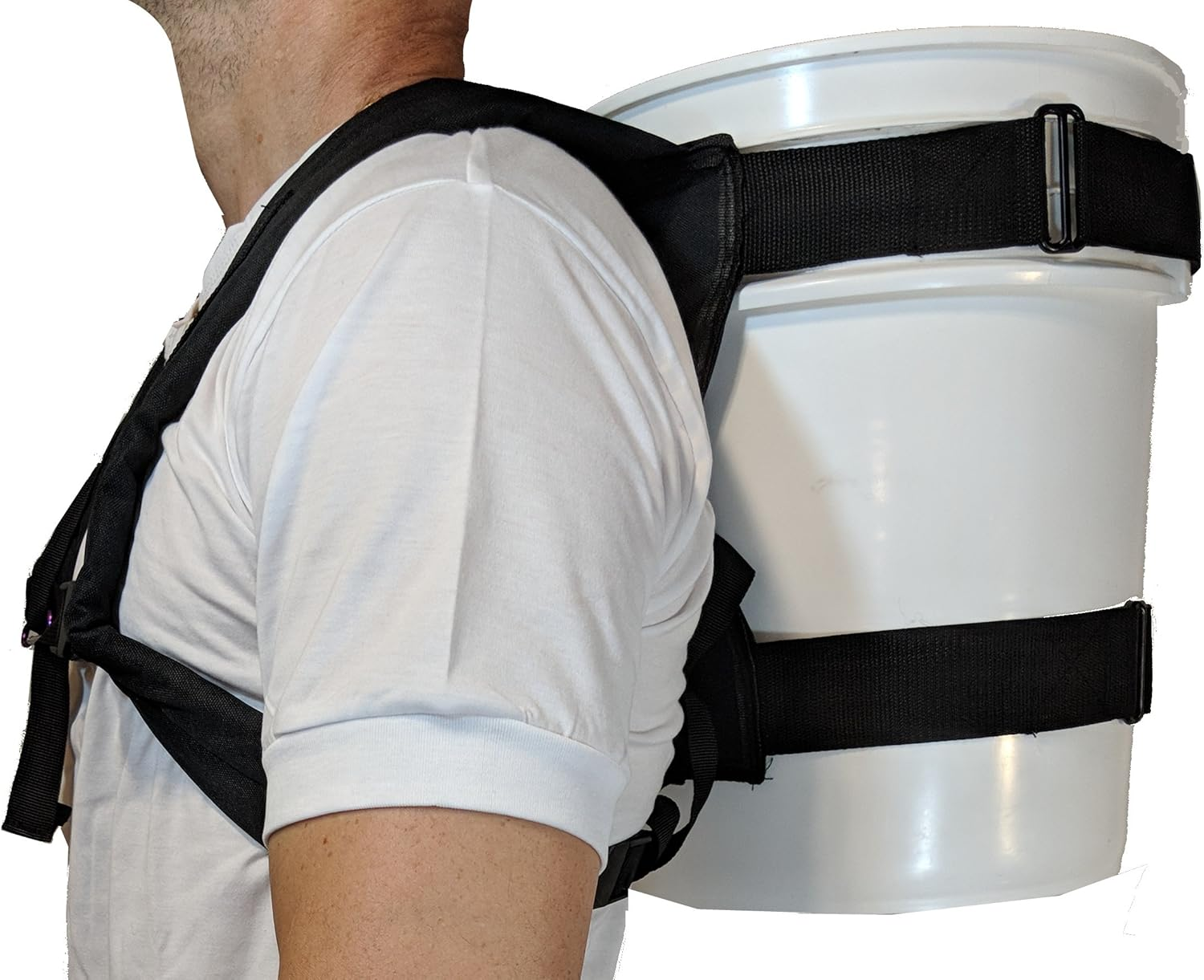 Strap Pack Backpack for 5 Gallon Buckets for Fishing, Picking Apples and Sports image number 1