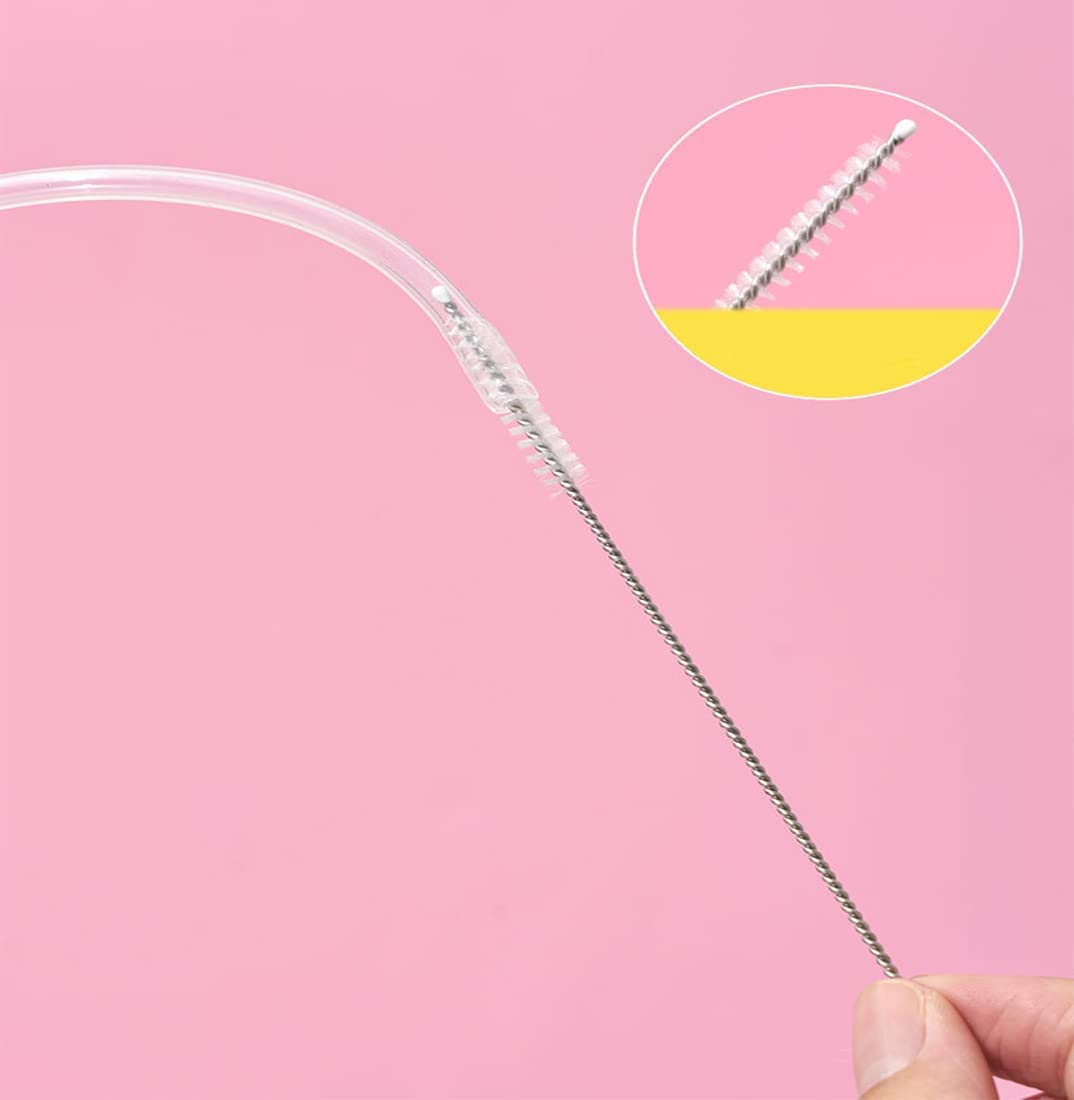 Baby Bottle Cleaner Brush, Non-Slip Long Handle Bottle Cleaning Brush, Feeding Bottle Cleaning Brush, Nipple Cleaner, Straw Cleaning Brush, Sponge Brush, Kitchen Washing Kit image number 5