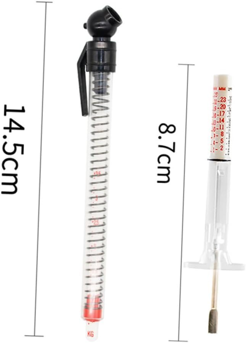 TINEASUR Tire Depth Gauge Tool Tread Depth Gauge for Cars Trucks Motorcycles Automotive Replacement image number 6