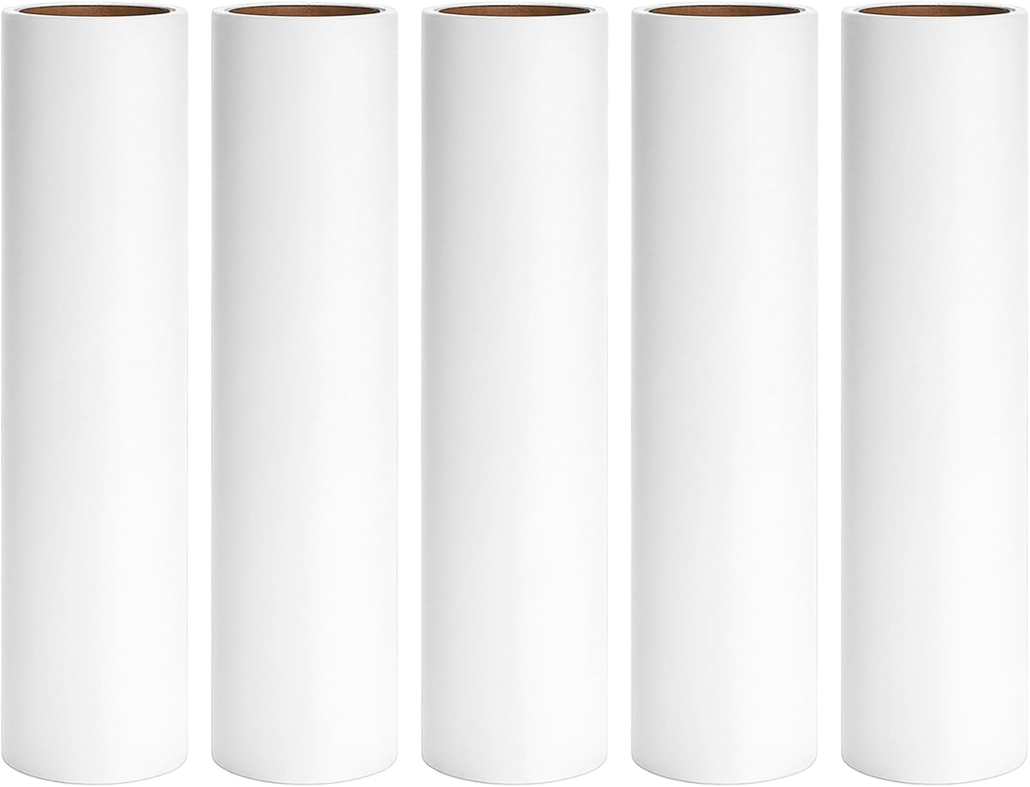 9.45 Inch Lint Roller Refills Only, Large Floor Lint Remover Roller Refills for Pet Hair, Extra Sticky 5 Rolls Total 300 Sticky Sheets image number 3