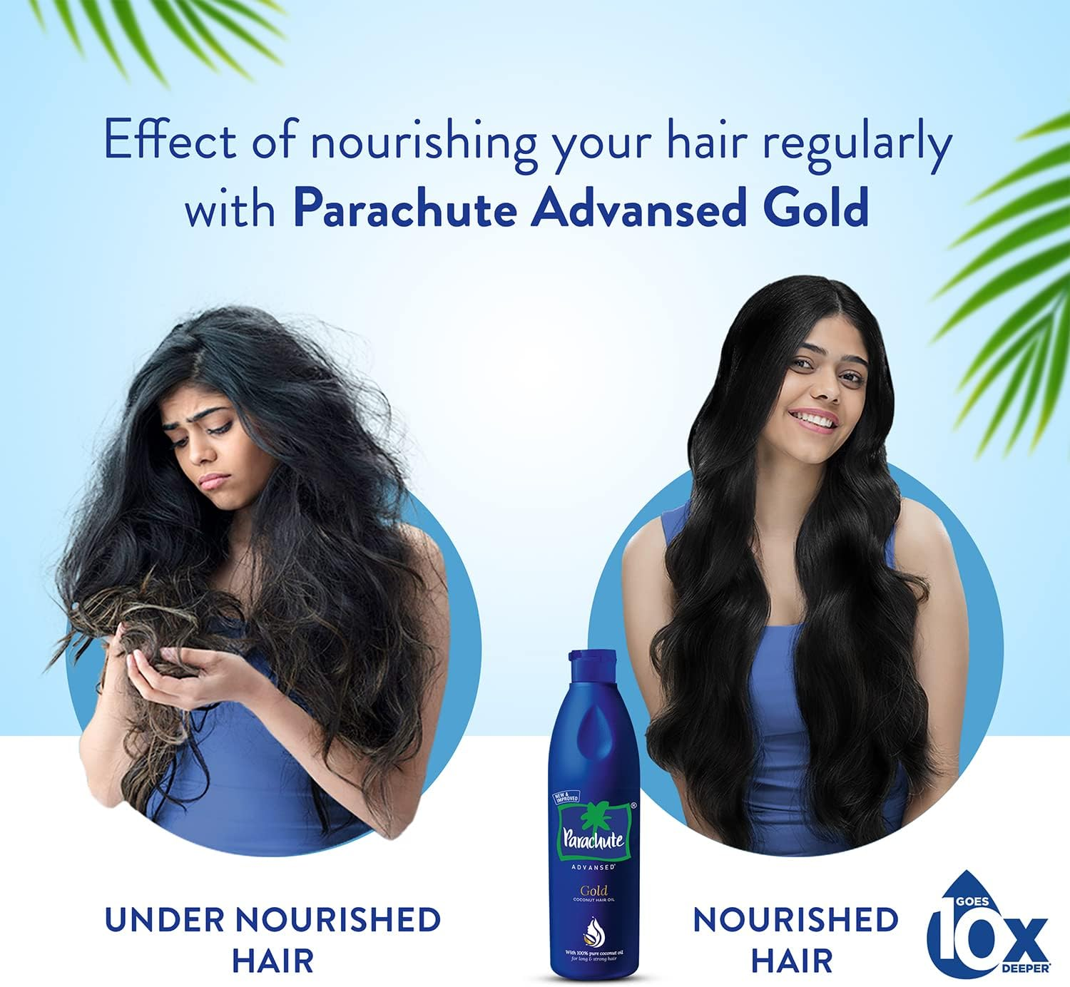 Parachute Advansed Gold Coconut Hair Oil, 400 Ml image number 3