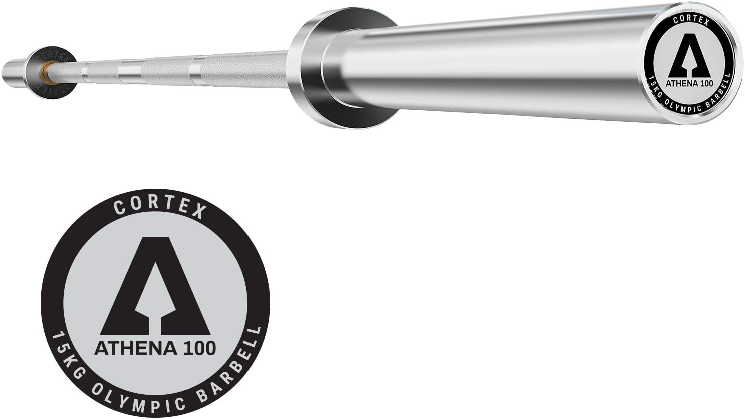 Cortex ATHENA100 15Kg Women'S Olympic Barbell Only, 200 Cm Length