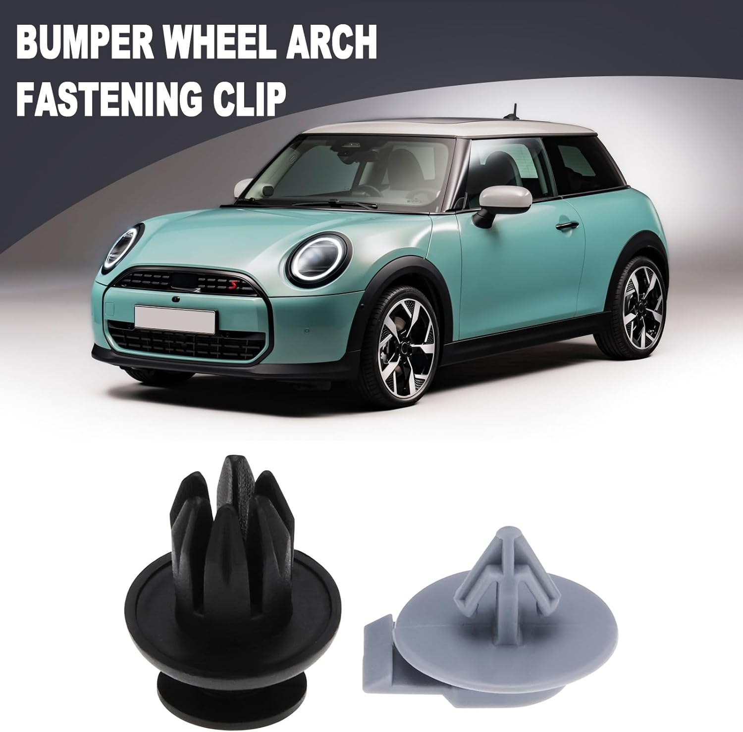 SG Store 20PCS Bumper Fastening Clips + 10PCS Wheel Arch Trim Clips Compatible with BMW Mini Cooper Cabriolet Clubman Clubvan Countryman Coupe Paceman Roadster R50 R52 R53 R55 R56 R57 R58 R59 R60 R61 image number 4