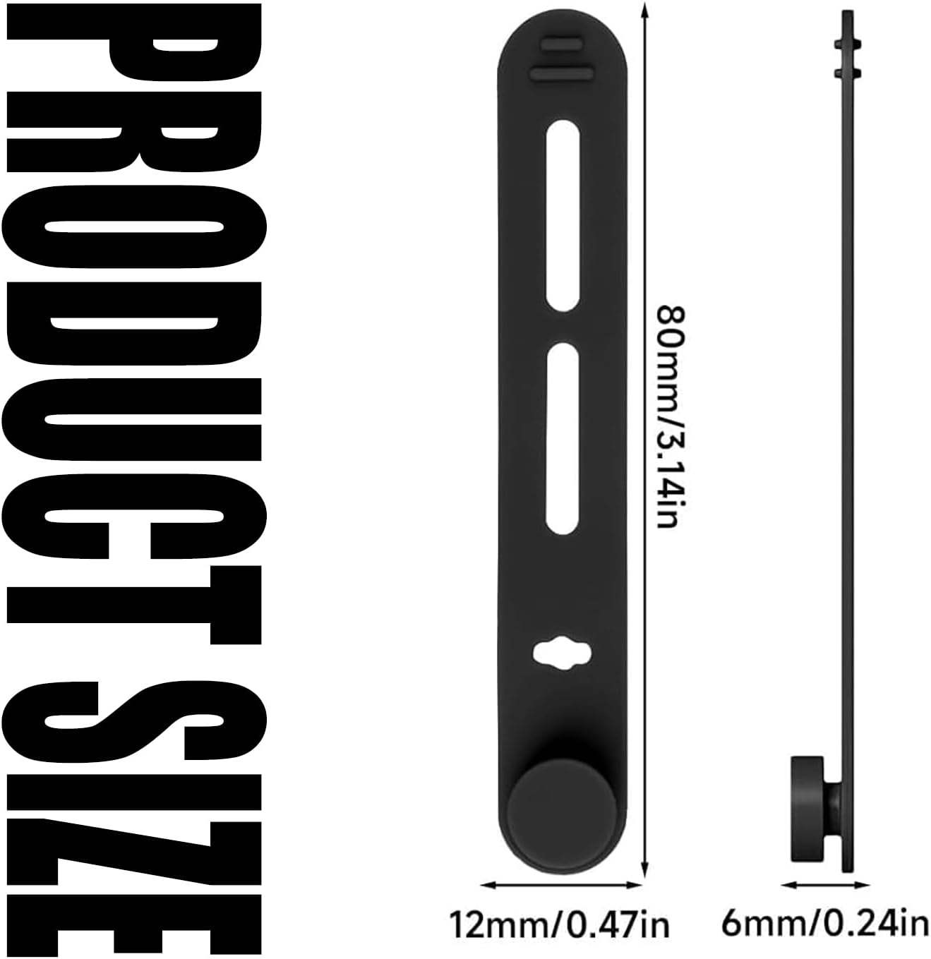 Lexziuo 10PCS Reusable Silicone Cable Ties - Colorful Cord Organizer Straps with Locking Buckles & Wire Labels for Neat Cable Management image number 5