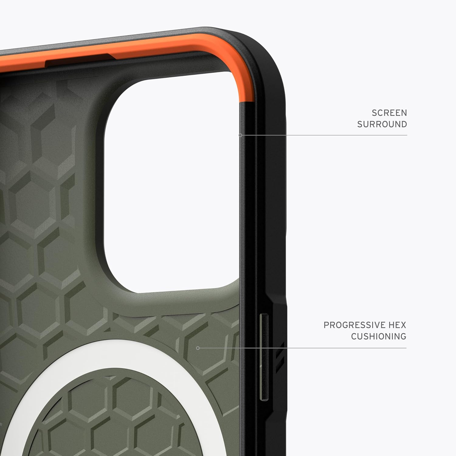 UAG Civilian Case with Magsafe for Iphone 15 Pro Max, Olive Drab - Green image number 5