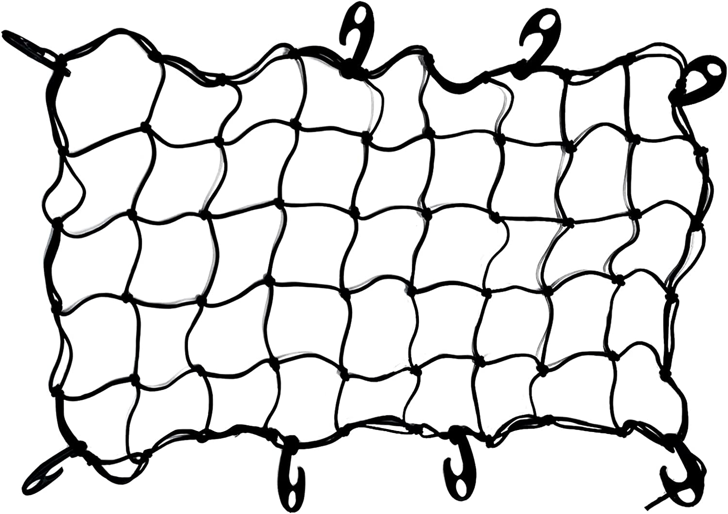 Collapsible Wagon Cargo Net 35In X 20In High Elastic for Utility Carts,Garden Cart,Beach Cart,Folding Trolley Cart,Shopping Cart image number 1