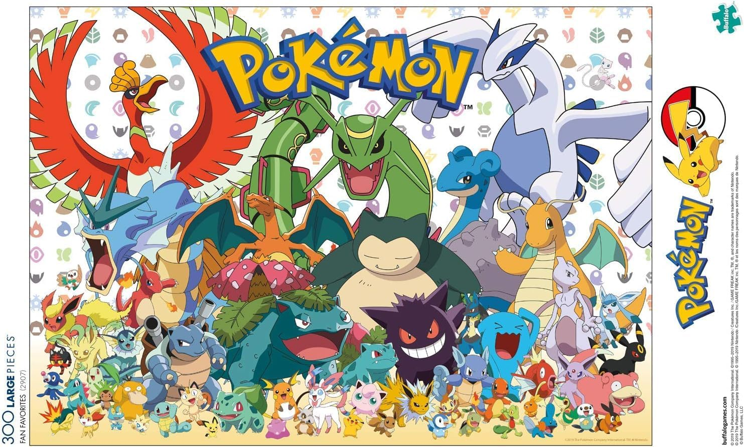 Buffalo Games - Pok&eacute;mon - Fan Favorites - 300 Large Piece Jigsaw Puzzle image number 3