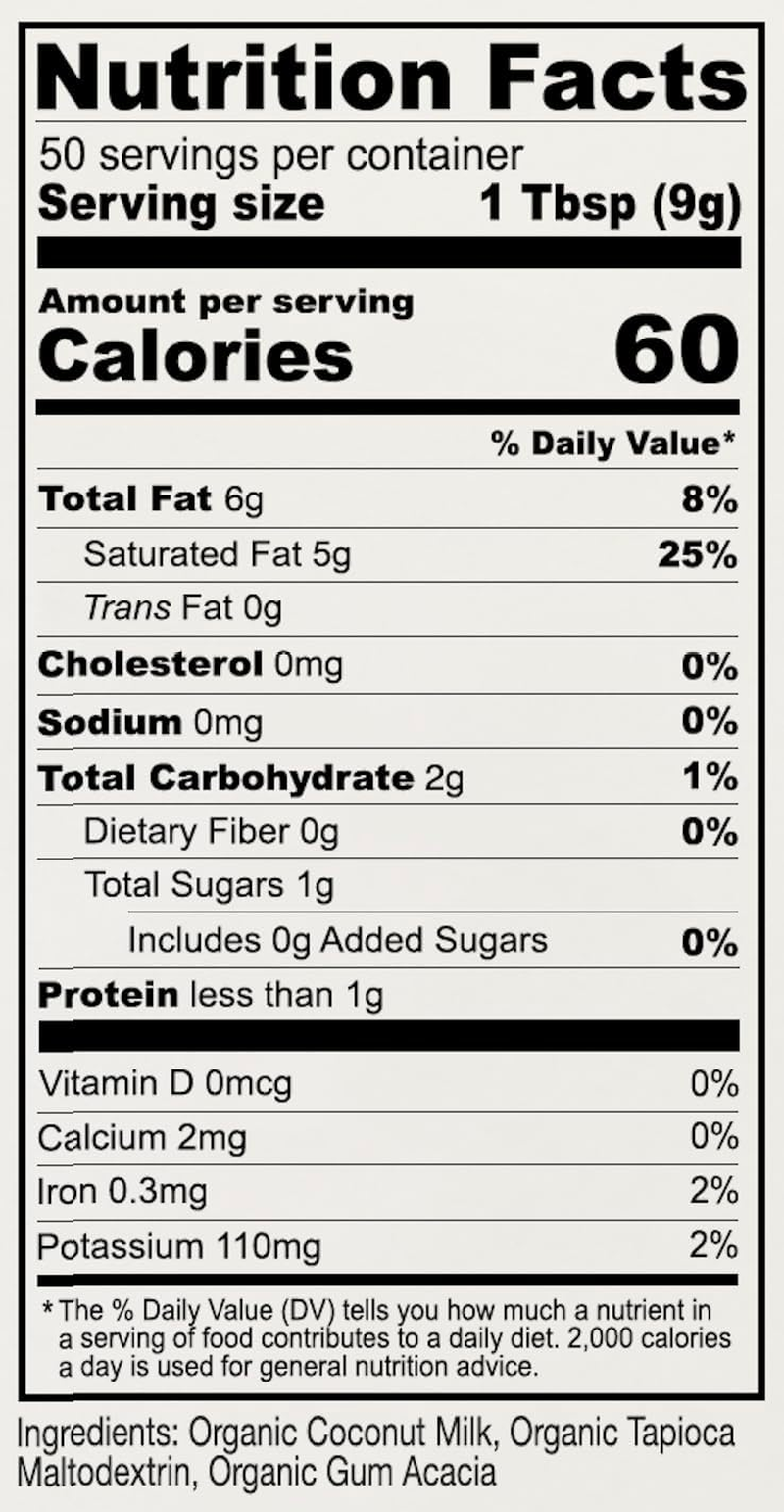 Anthony'S Goods Organic Coconut Milk Powder, 1Lb, Gluten Free, Vegan & Dairy Free image number 3