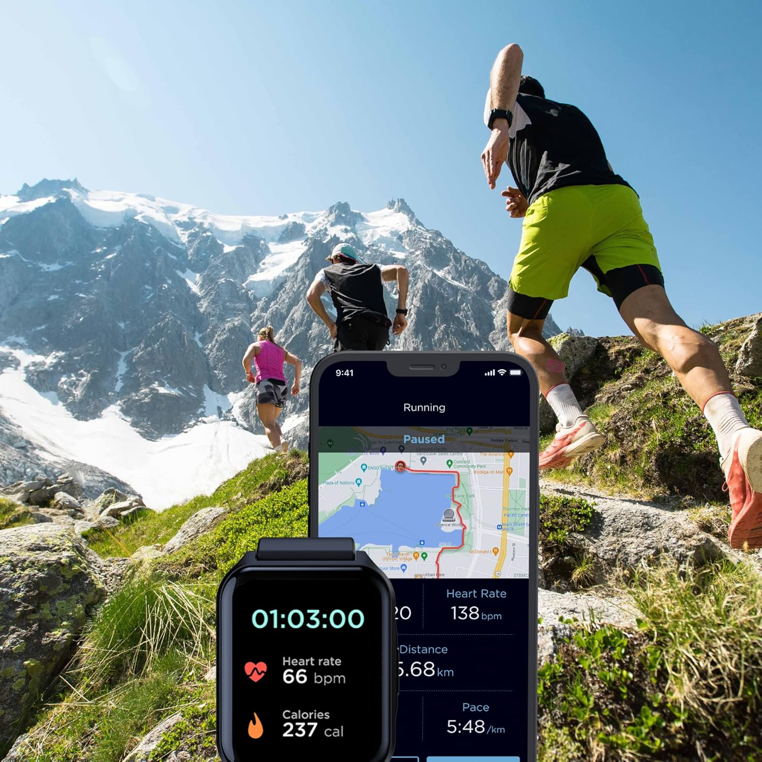 Moto 70 Smartwatch Black image number 6