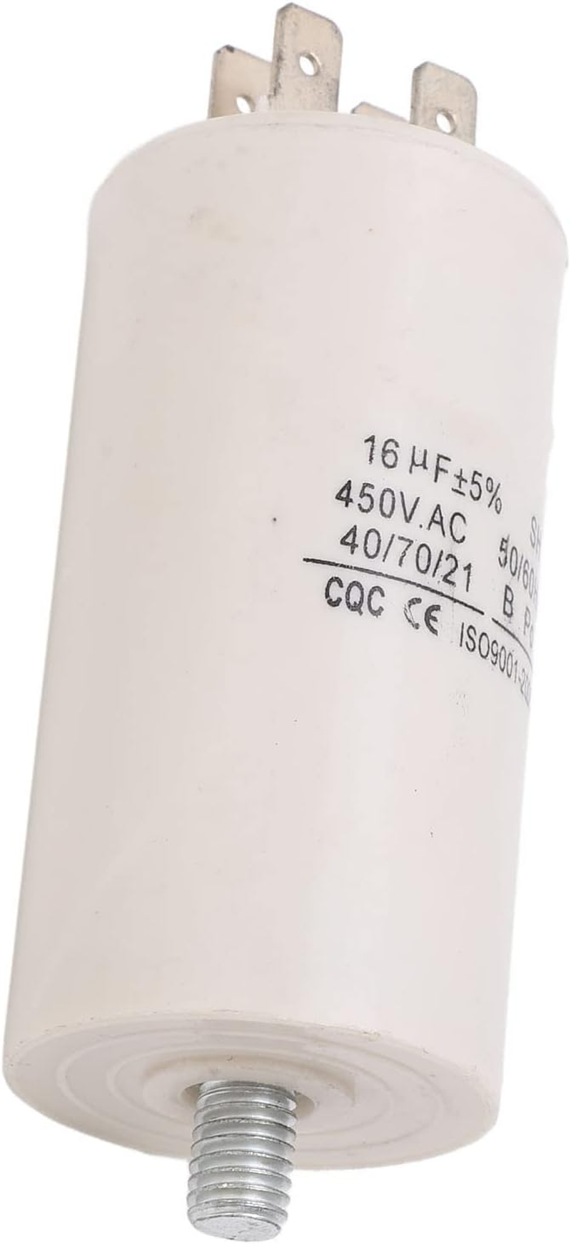 450V 16Uf Run Capacitor for Washing Machine, Easy to Install, Long Service Life, Ideal Replacement with Premium Explosion Proof Design image number 4